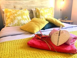 1 habitación, tabla de planchar con plancha, wifi y ropa de cama 