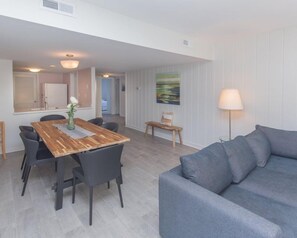 Condo | Sala de estar | TV de tela plana, DVD player