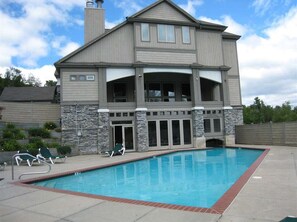 Indoor pool, outdoor pool