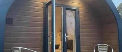 Ferienhütte, mit Bad | Außenbereich