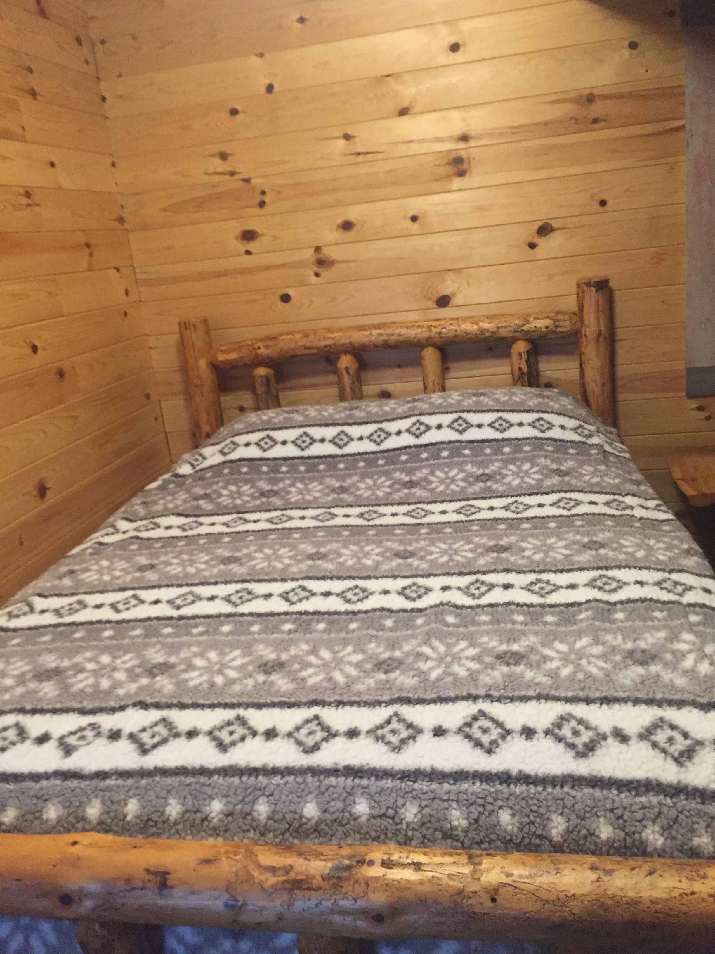 Rustic cabin in the woods