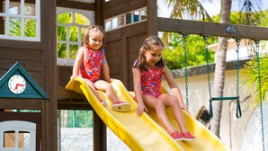 Children’s play area – outdoor - Delightful Lagoon front Villa at hotel zone (Cancun)