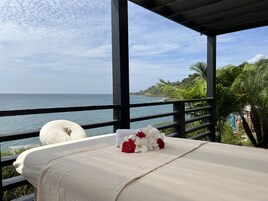 Tratamientos corporales, masajes con piedras calientes