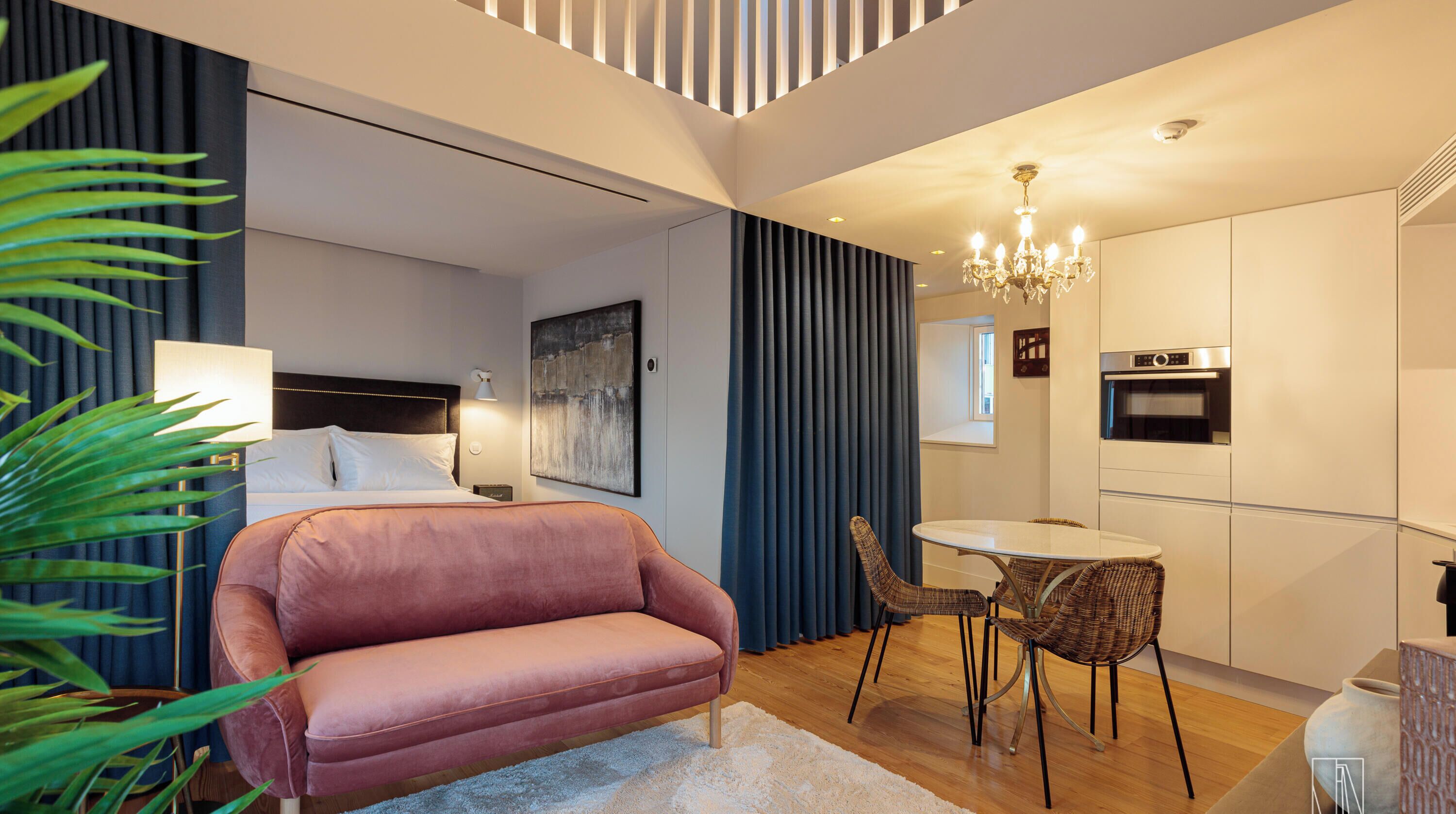 Panoramic Apartment, 1 Bedroom | Living area | 42-inch Smart TV with cable channels, TV