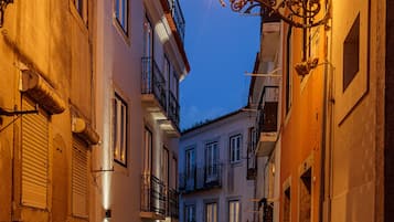 Front of property – evening/night