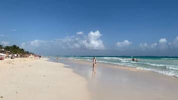 Beach nearby, beach towels