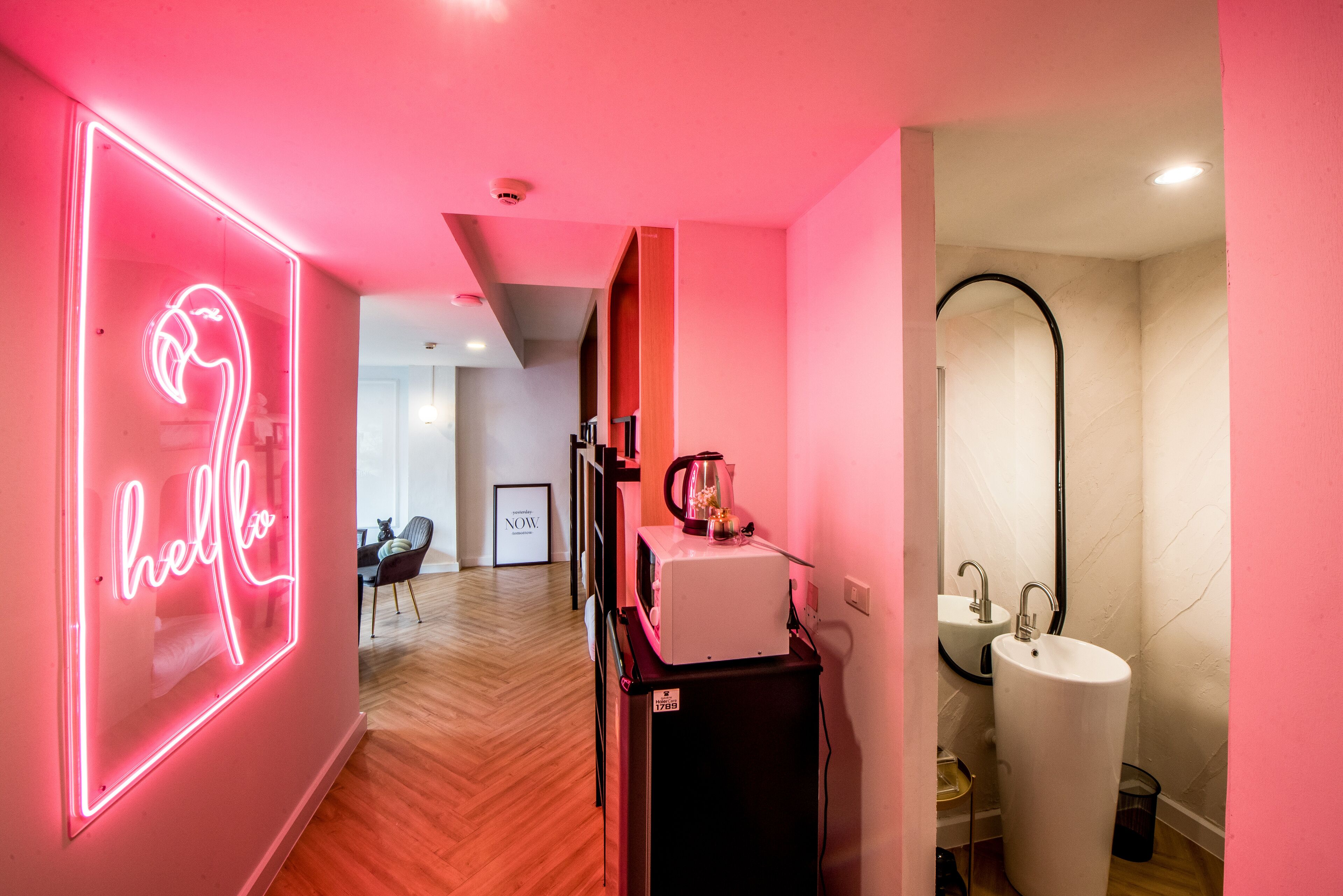 family room, multiple beds, 2 bathrooms | bathroom | separate bathtub and shower, free toiletries, hair dryer, slippers