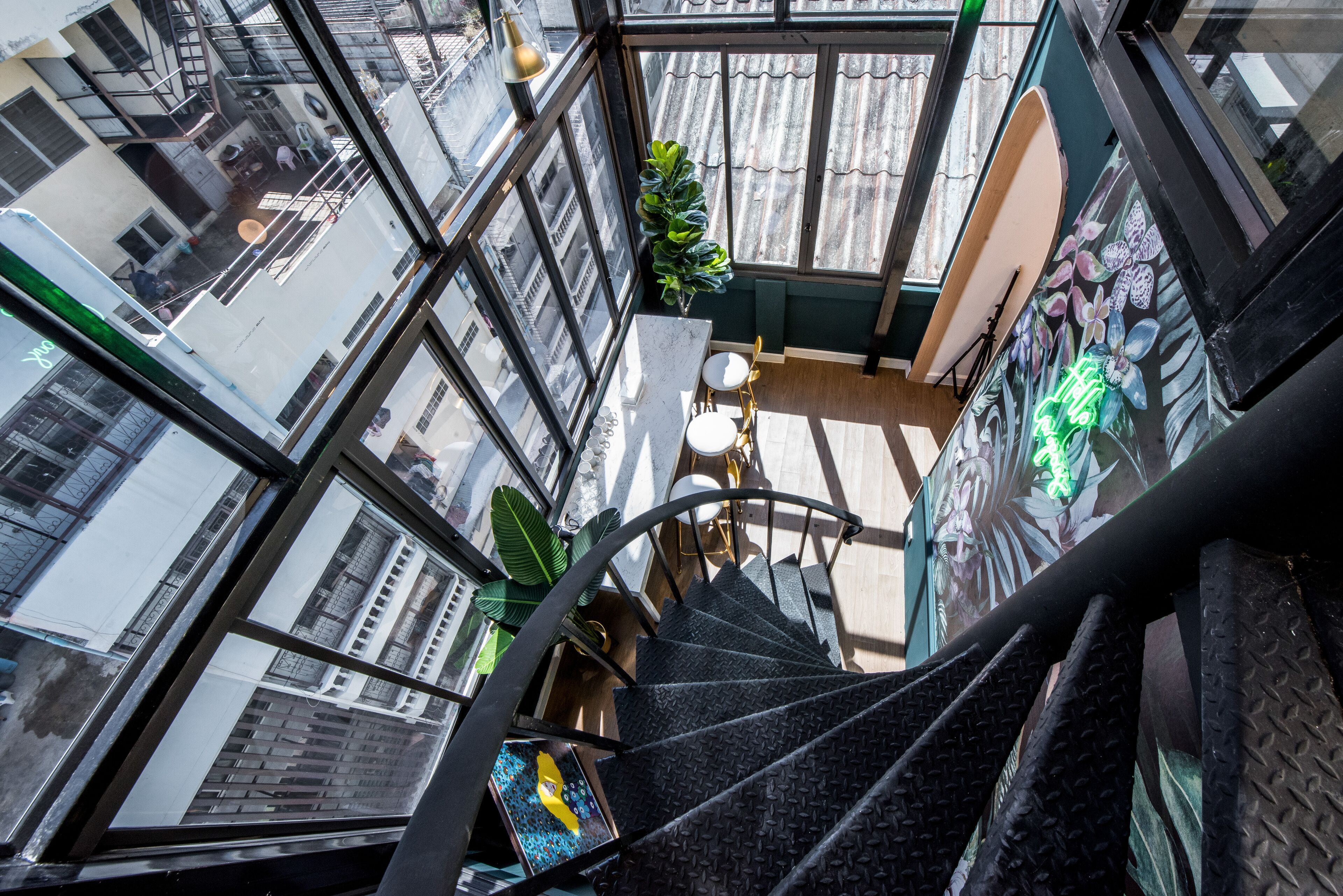 family studio, multiple beds, terrace, garden area | terrace/patio