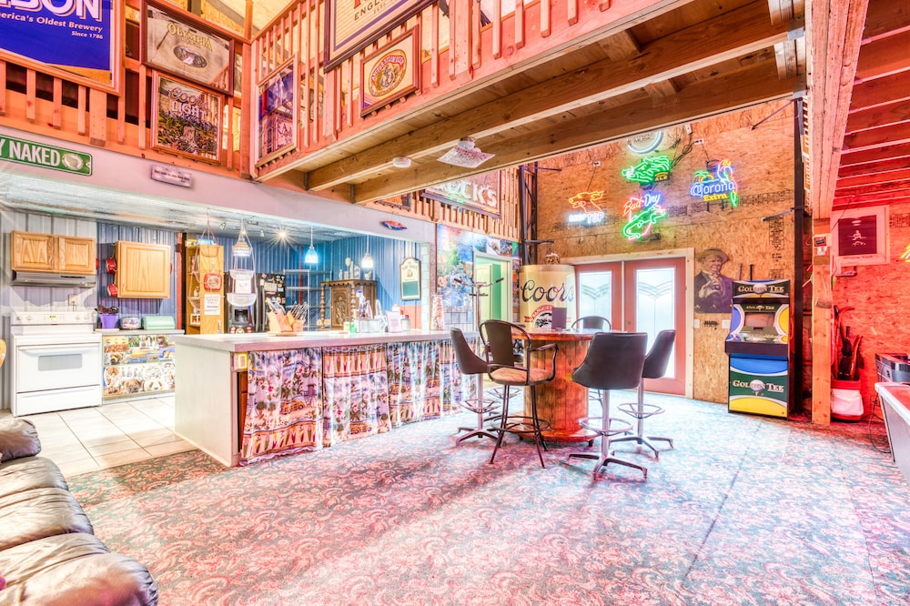 Incredibly Unique Bar-Inspired Home w/Private Hot Tub & near the Beach- Dogs OK!