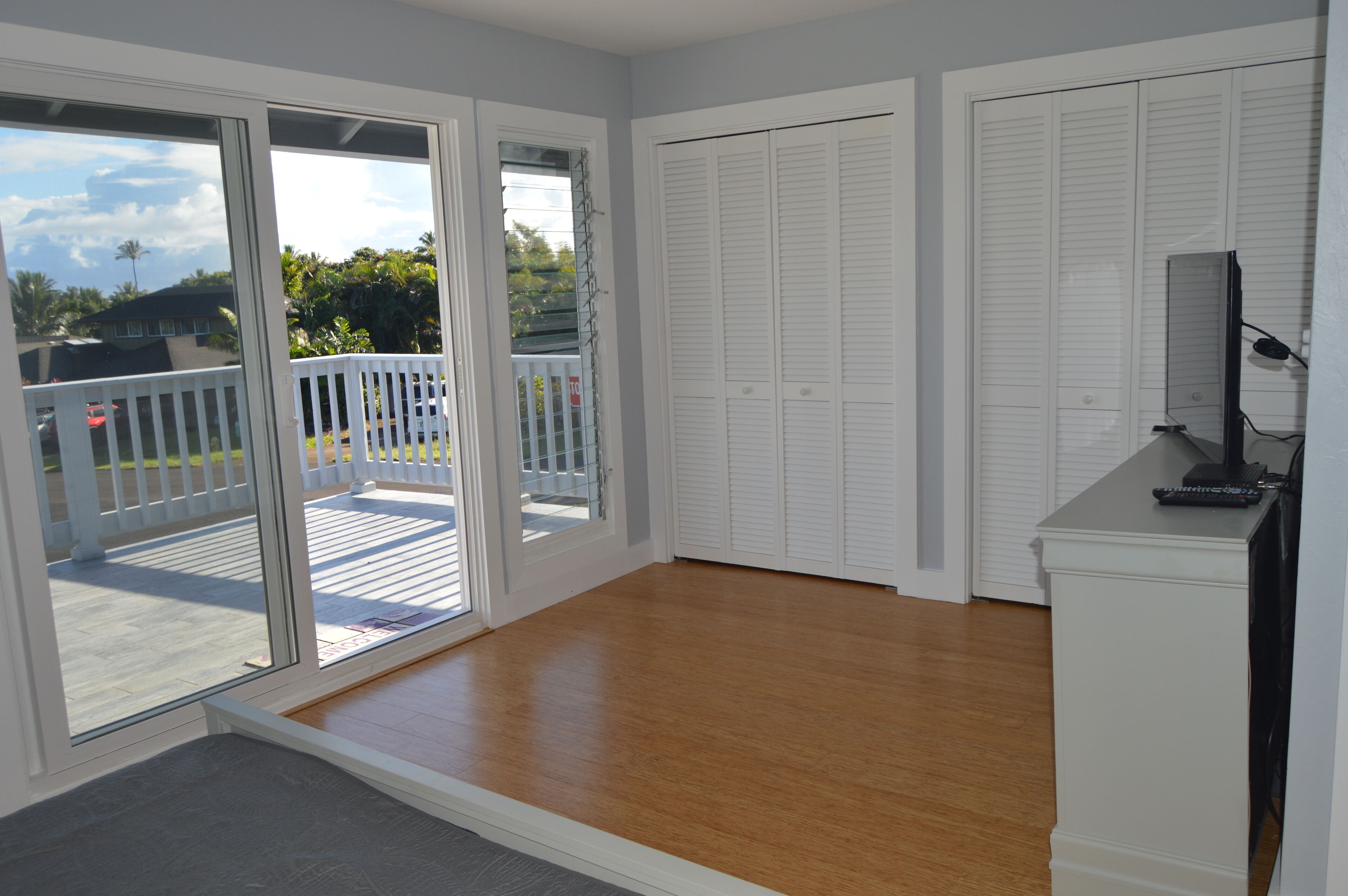 Stunning views from the master bedroom