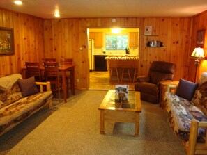Cabane Deluxe | Salle de séjour