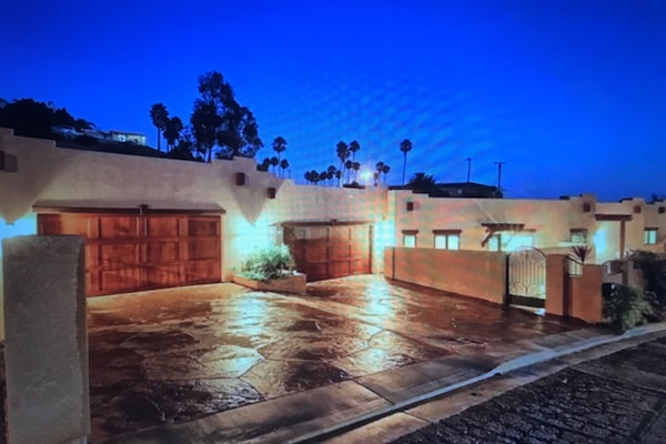 Front entrance on House