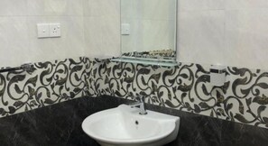 Douche, serviettes fournies