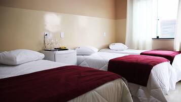 Frigobar, Wi-Fi de cortesia, roupa de cama