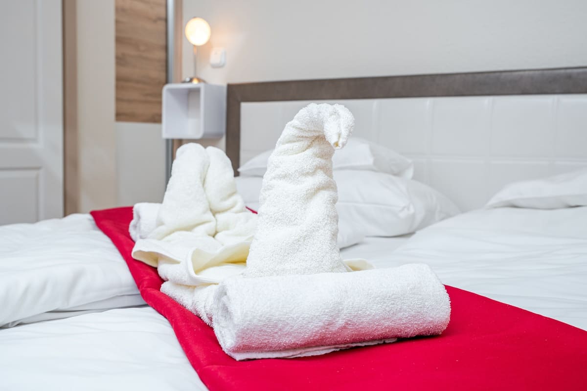 Double Room | Premium bedding, memory-foam beds, in-room safe, desk