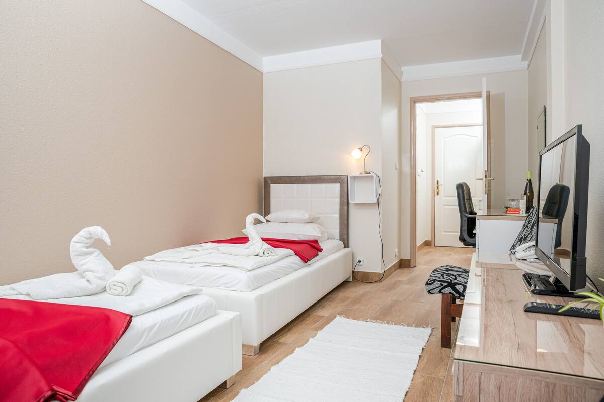 Superior Twin Room | Premium bedding, memory-foam beds, in-room safe, desk