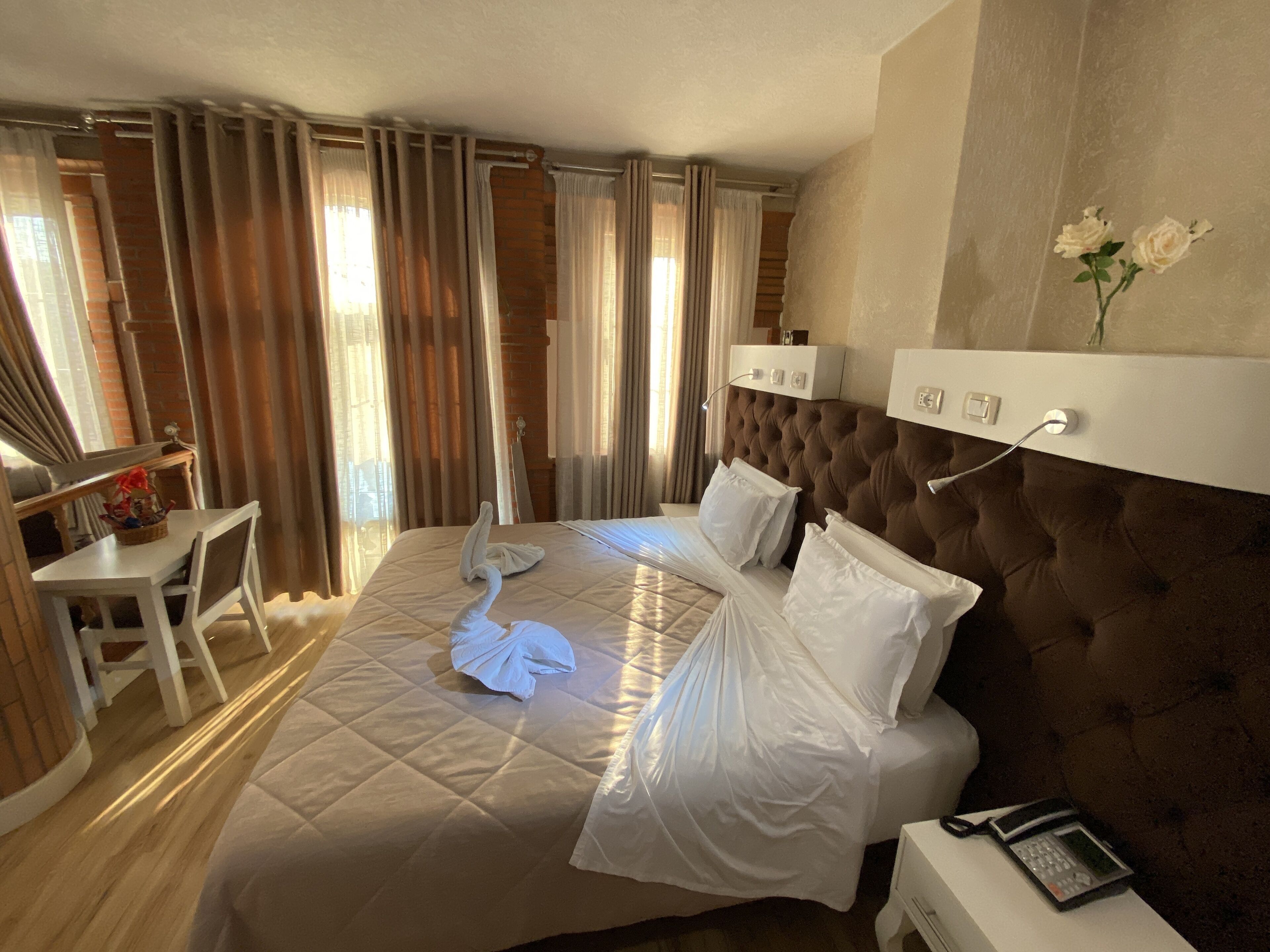 Deluxe Double Room, Non Smoking, City View | Frette Italian sheets, premium bedding, memory foam beds, minibar