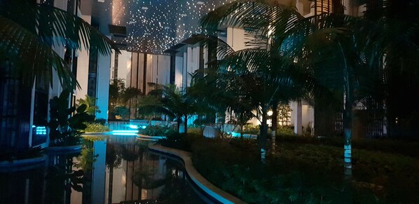 Piscina interna, piscina aquecida