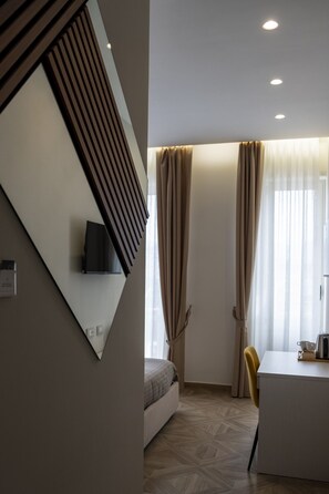 Doppia Superior, bagno privato, vista città (105) | Minibar, värdeförvaringsskåp på rummet och individuell inredning