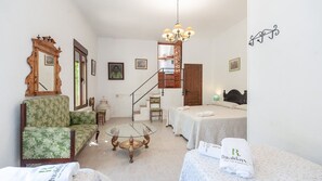 5 bedrooms, iron/ironing board, travel cot, WiFi