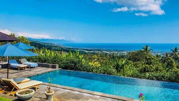 Outdoor pool, an infinity pool