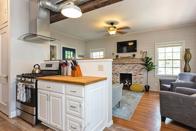 Tudor Home + Studio - Modern Bell Bottom!