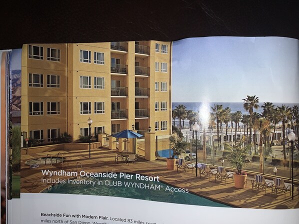 Outdoor pool - 2br ocean view at Wyndham Oceanside Pier Resort (Oceanside)