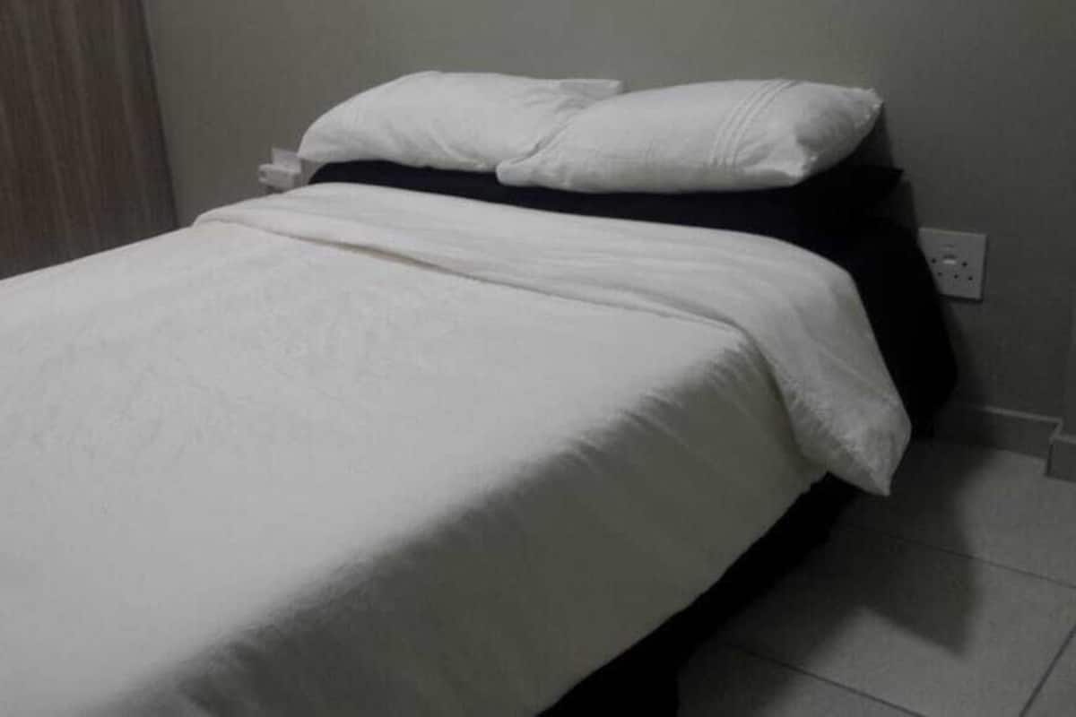 1 bedroom, desk, laptop workspace, iron/ironing board