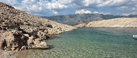 Beach nearby, sun-loungers
