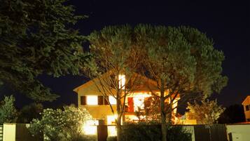 Front of property – evening/night