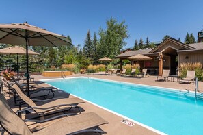 A heated pool - Moraine Circle 30 | Pool & Hot Tub | Close to Slopes | Private Sauna (Steamboat Springs)