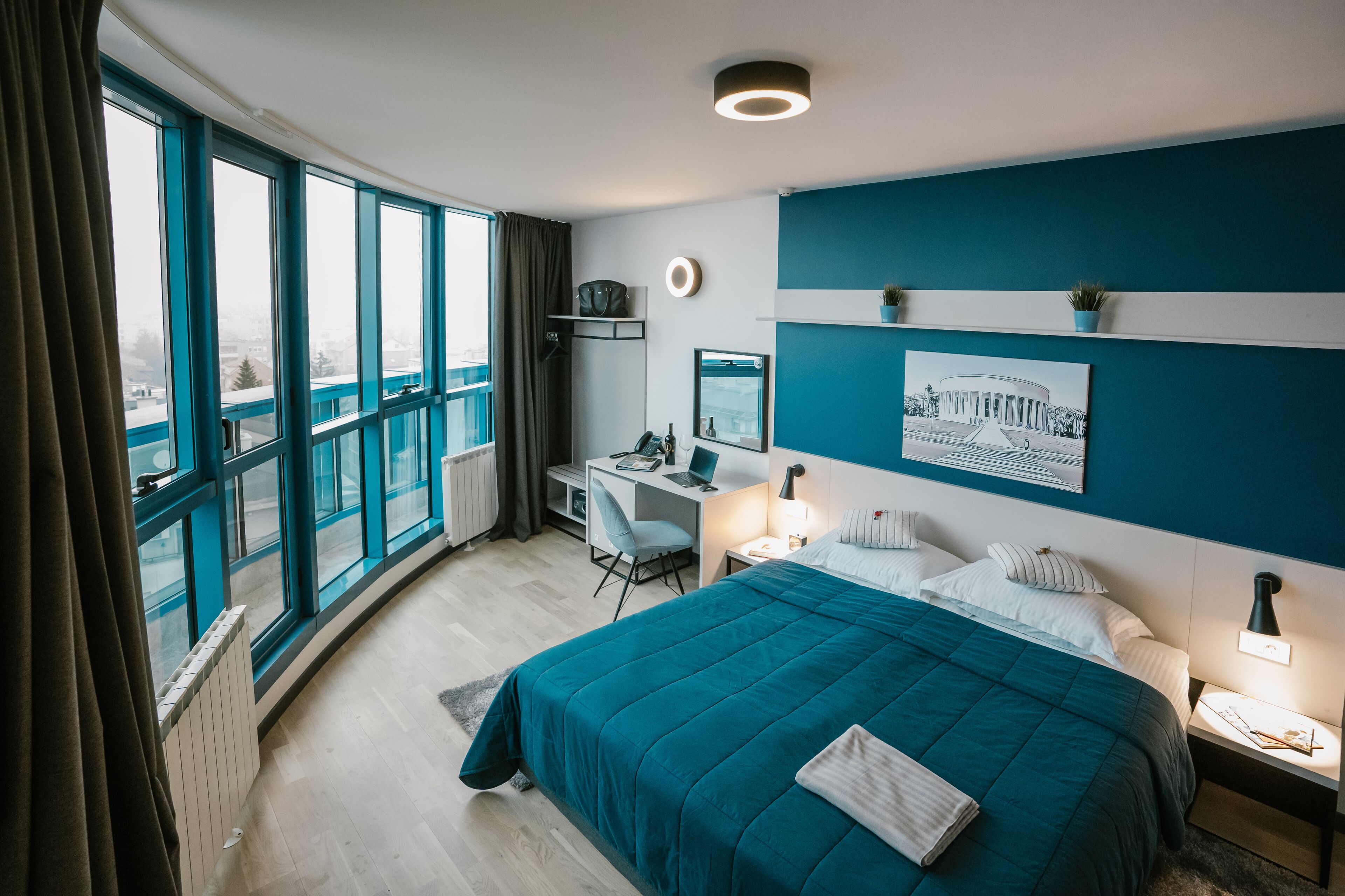Double or Twin Room, Balcony, City View | Balcony