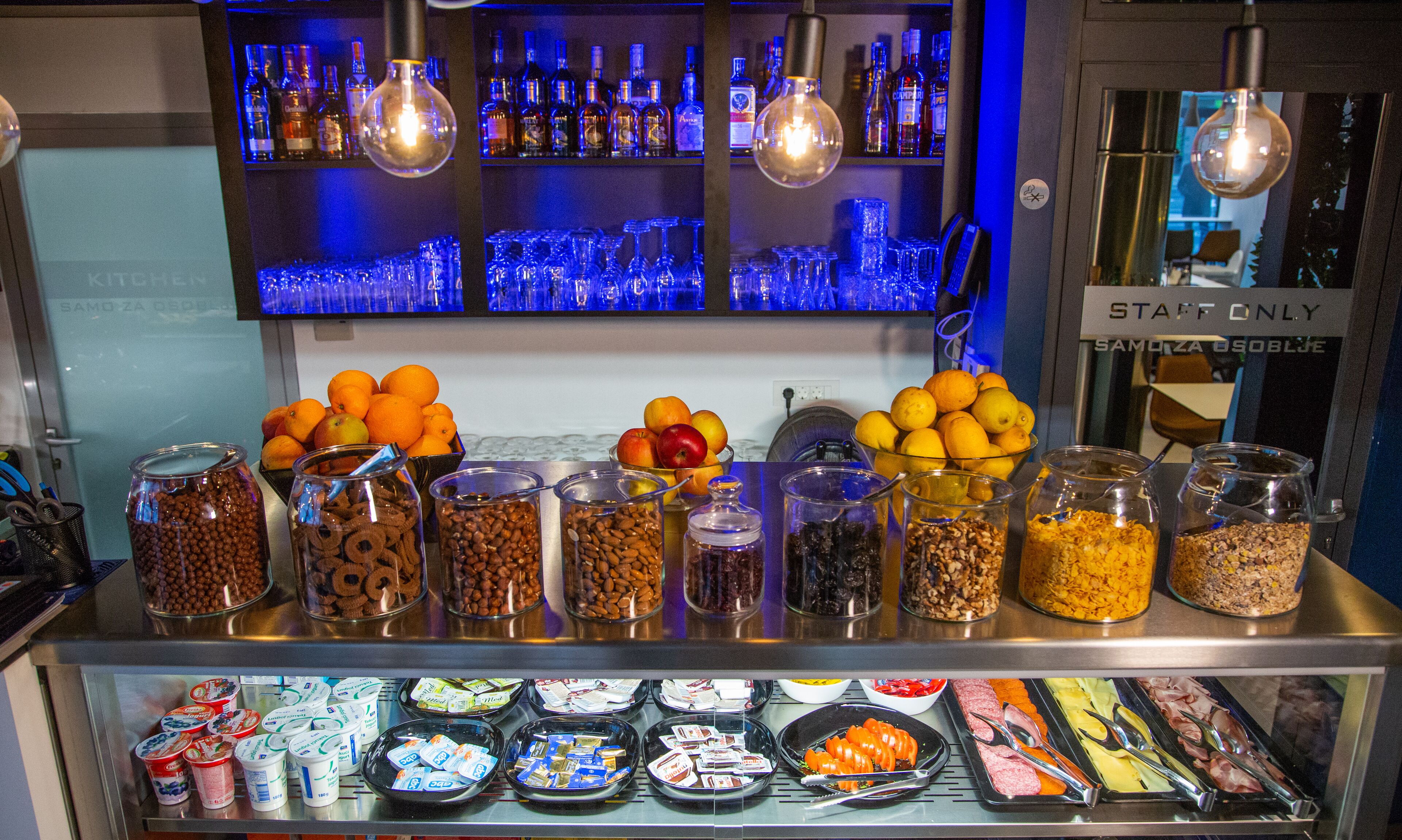 daily buffet breakfast (eur 15 per person)