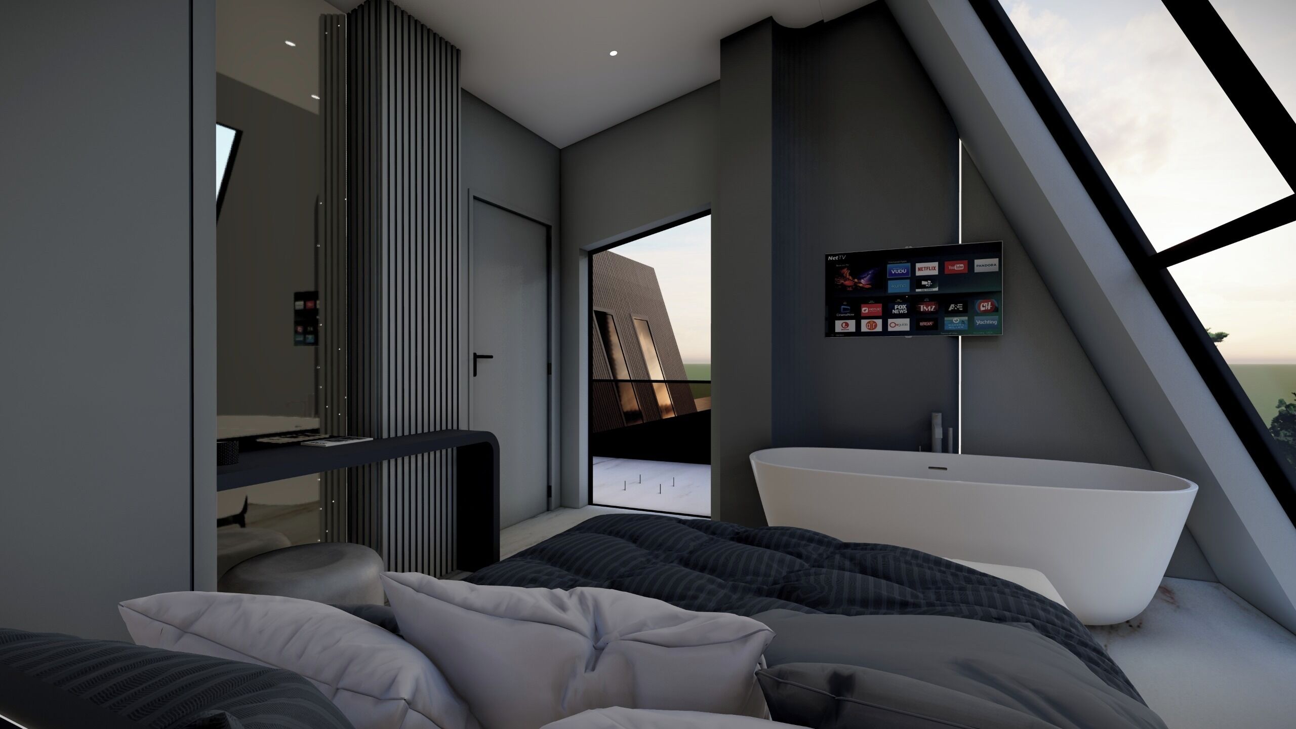 ラグジュアリー ヴィラ 2 ベッドルーム プライベートプール シービュー | 低刺激性寝具、ミニバー、WiFi (無料)、ベッドシーツ