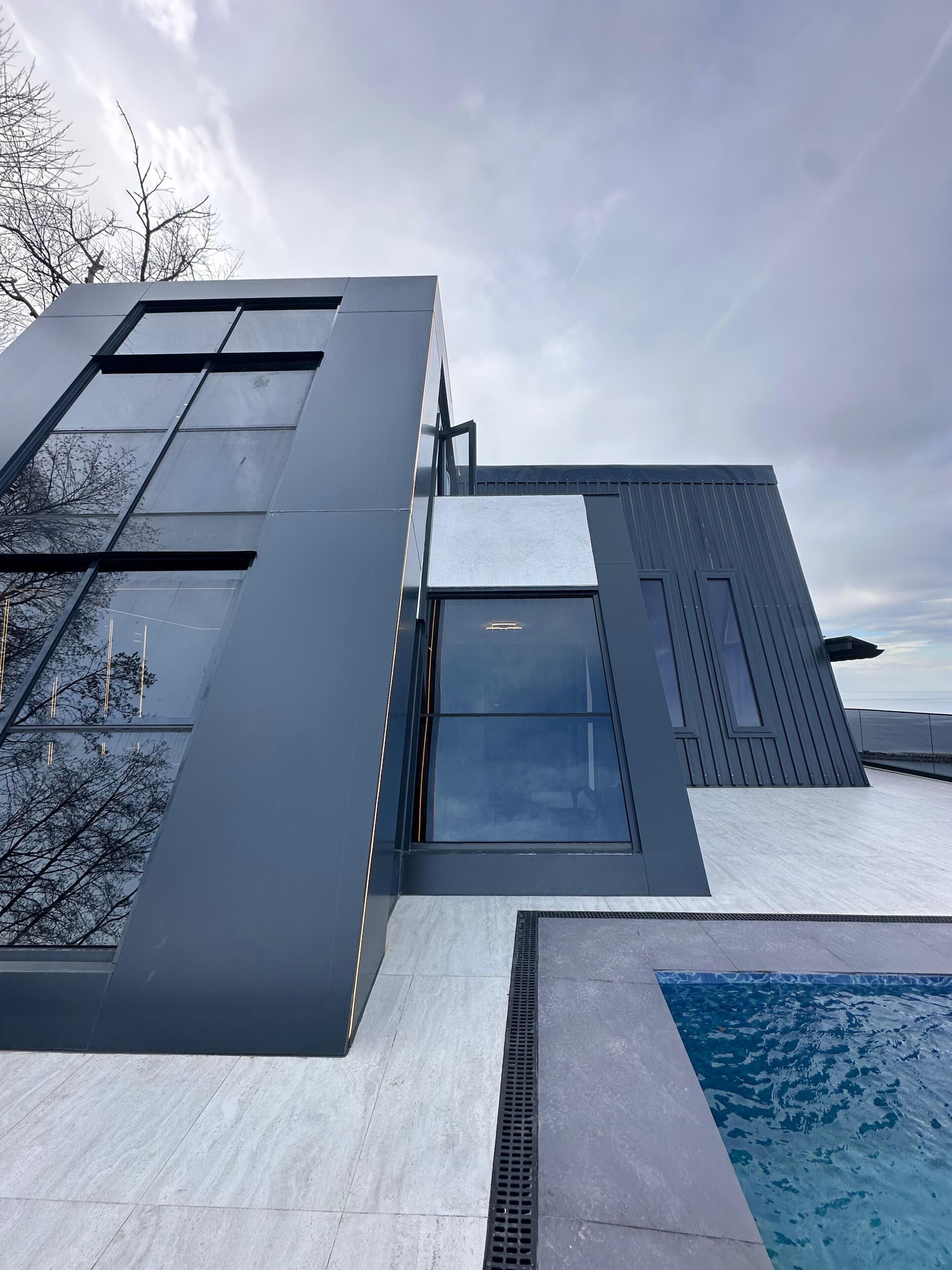 Luxe villa, 2 slaapkamers, privézwembad, uitzicht op zee | Hypoallergeen beddengoed, een minibar, gratis wifi, beddengoed