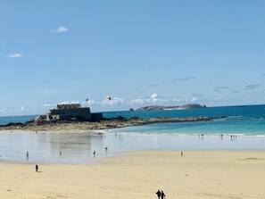 On the beach