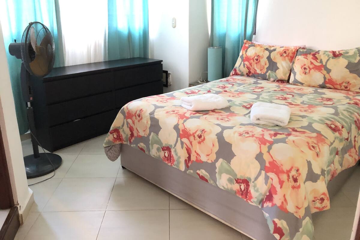 Executive Cottage, 2 Bedrooms, Ocean View, Beachfront | In-room safe, desk, laptop workspace, iron/ironing board