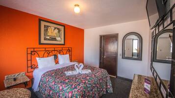 Traditionellt rum - 1 queensize-säng | Sängtillbehör av högsta kvalitet och bäddmadrasser