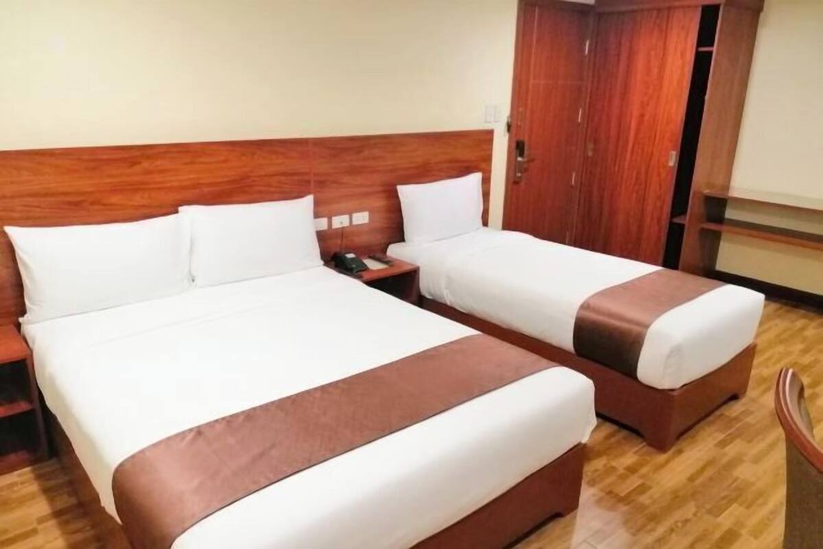 In-room safe, desk, laptop workspace, blackout drapes