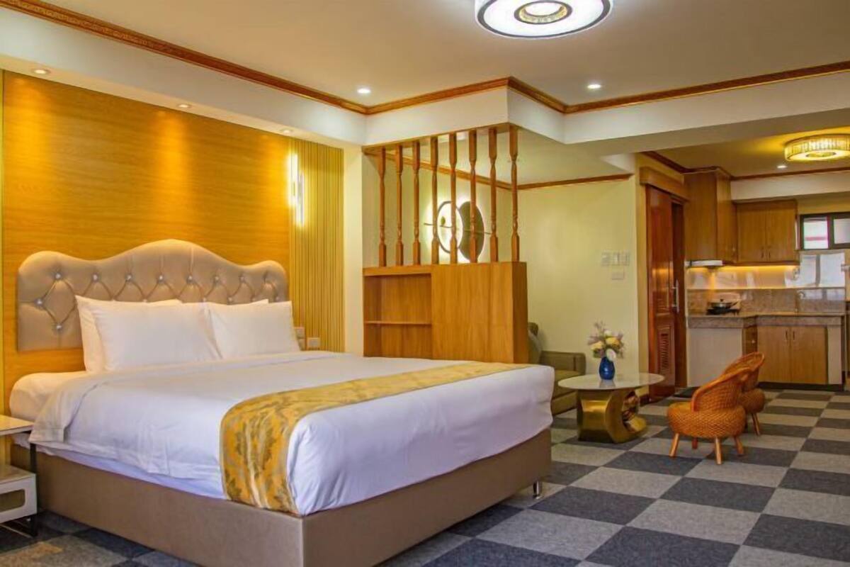 In-room safe, desk, laptop workspace, blackout drapes