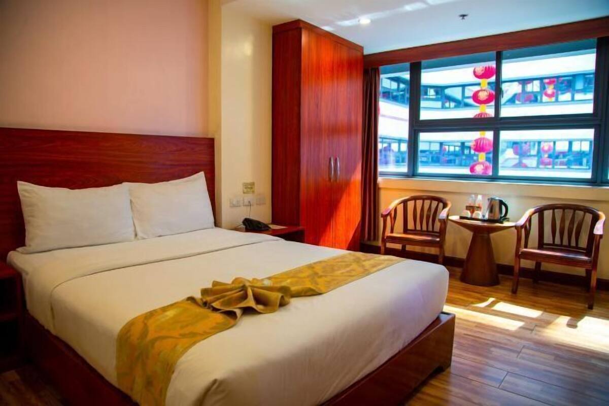 In-room safe, desk, laptop workspace, blackout drapes