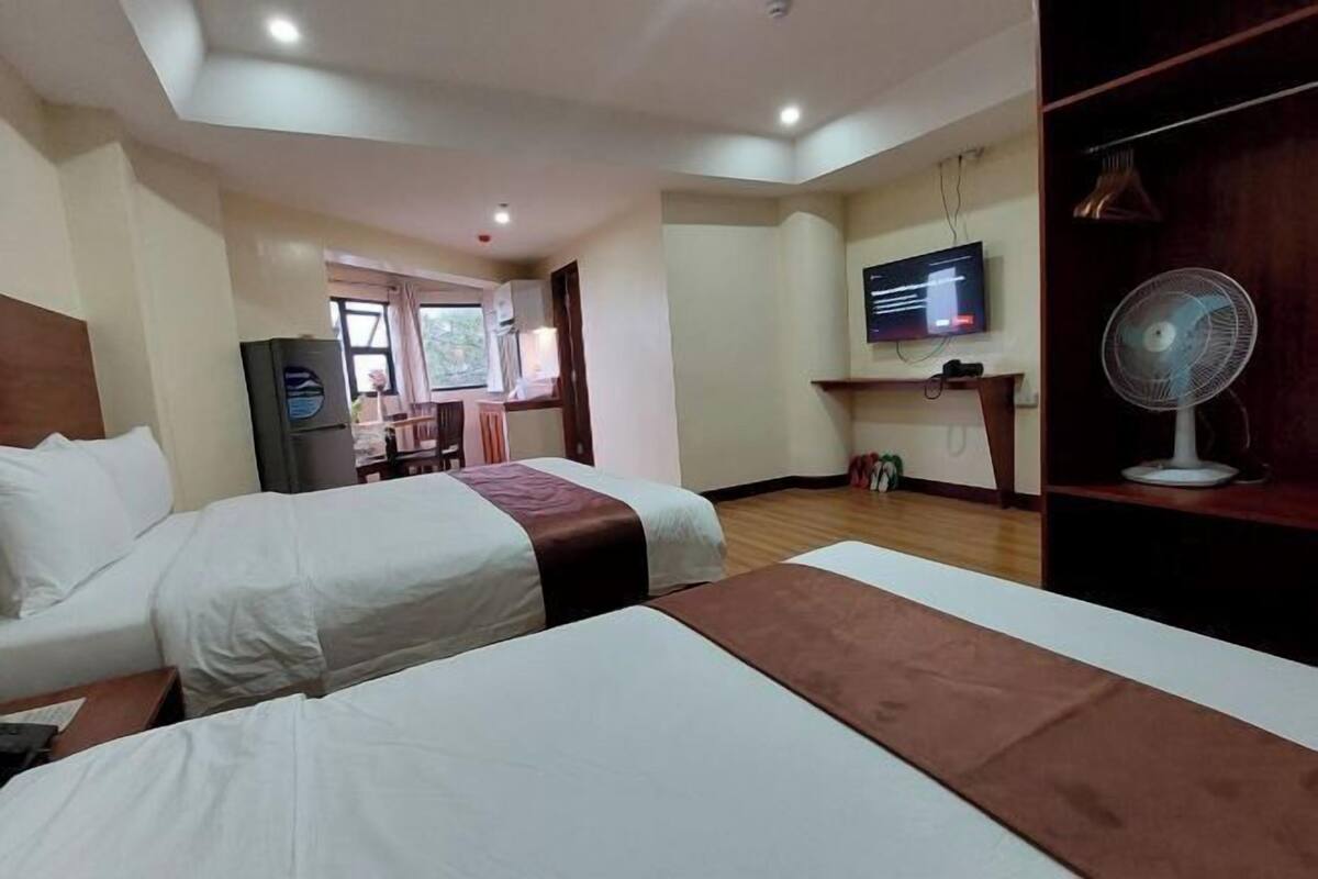 In-room safe, desk, laptop workspace, blackout drapes