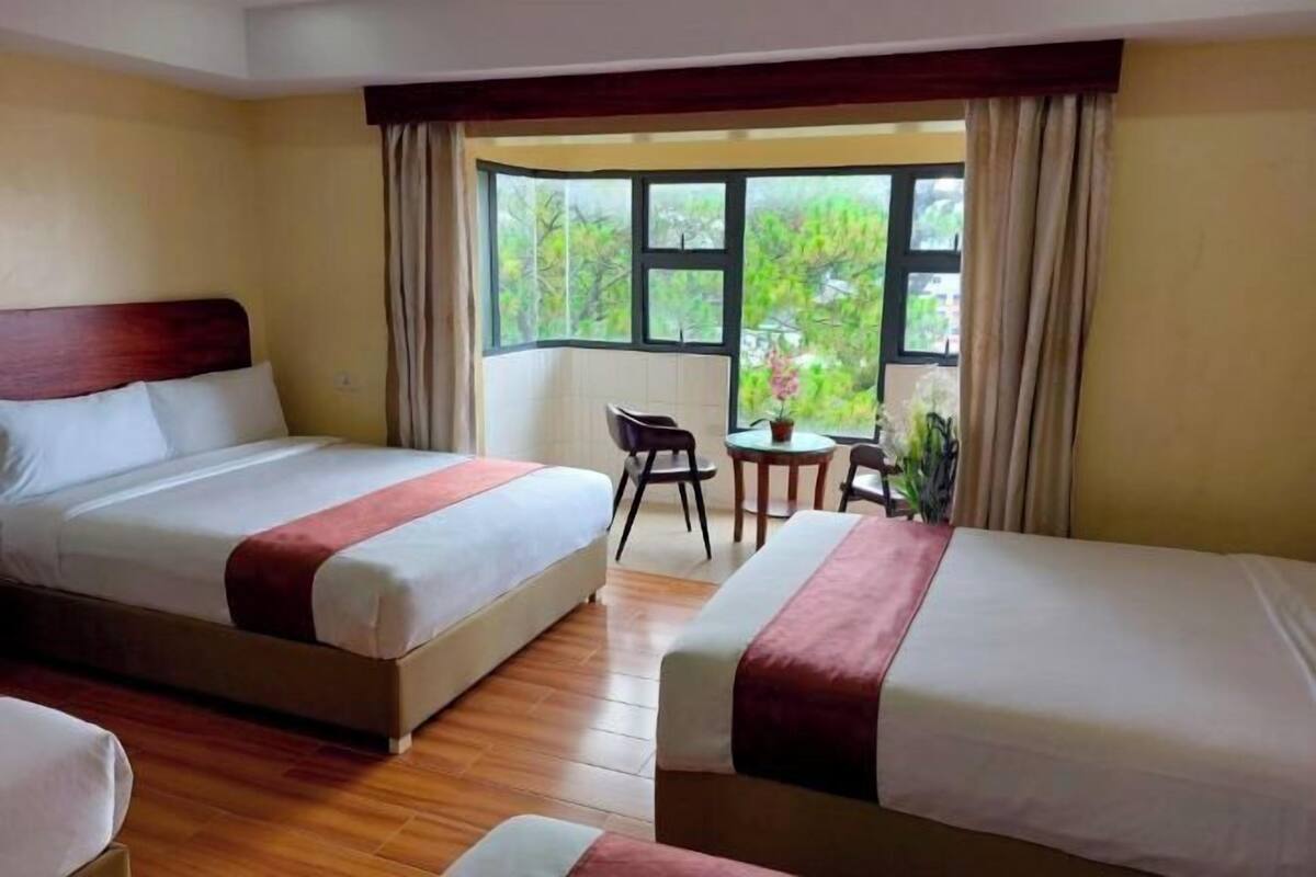 In-room safe, desk, laptop workspace, blackout drapes