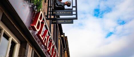 Façade de l’hébergement