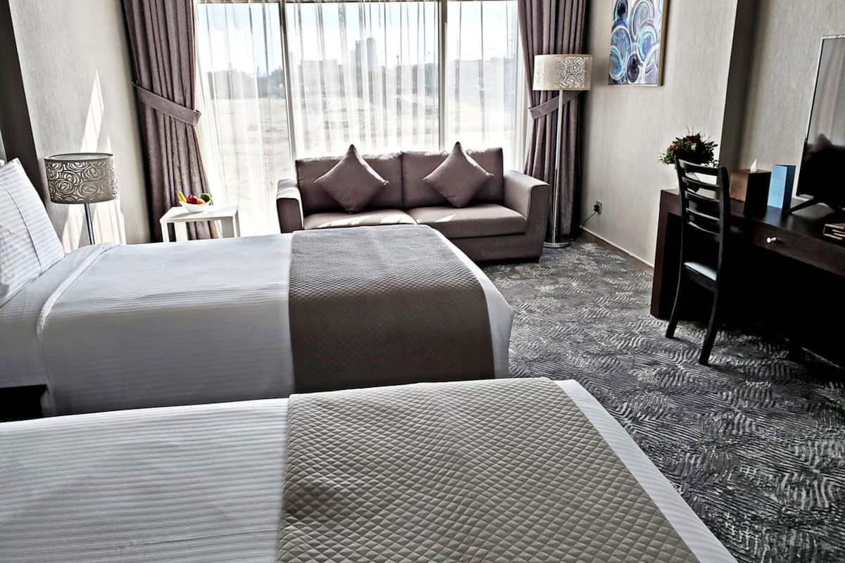 Deluxe Twin kamer | 2 slaapkamers, luxe beddengoed, een kluis op de kamer