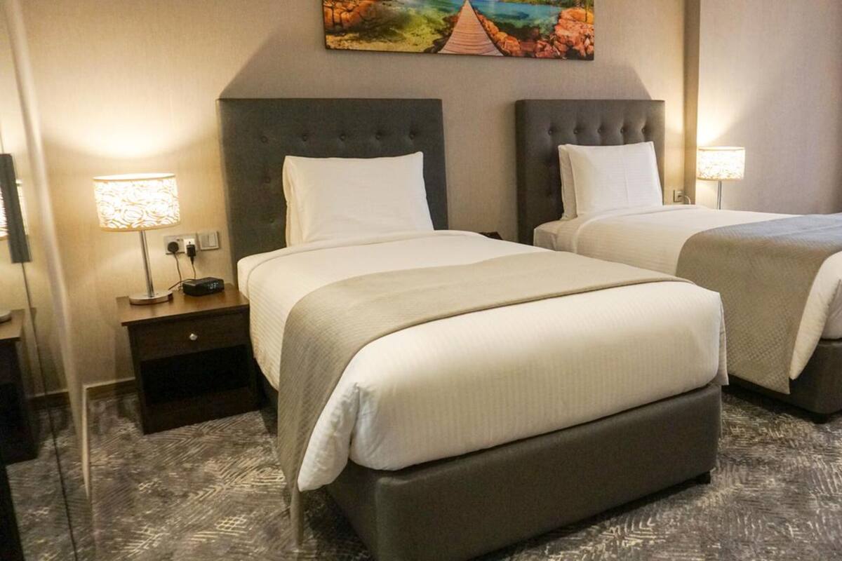 2 slaapkamers, luxe beddengoed, een kluis op de kamer