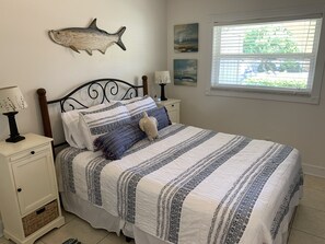 2 bedrooms, in-room safe, iron/ironing board, travel cot