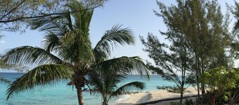 COZY SEASIDE 2 BED/2 BATH BIMINI COTTAGE-BAY SIDE VIEW -soft green colored house