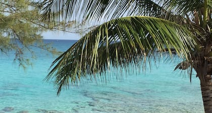 COZY SEASIDE 2 BED/2 BATH BIMINI COTTAGE-BAY SIDE VIEW -soft green colored house