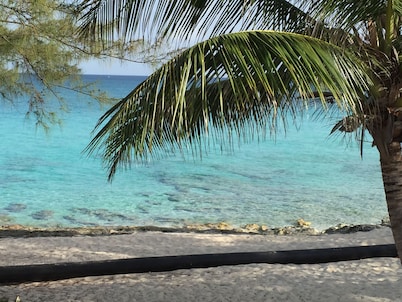 COZY SEASIDE 2 BED/2 BATH BIMINI COTTAGE-BAY SIDE VIEW -soft green colored house
